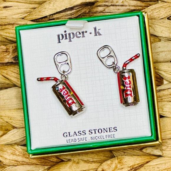 Piper Jewelry - 🥤 Piper K Diet Soda Earrings – NWT